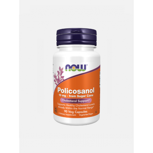Now Policosanol 10mg 90 Cápsulas Vegetais