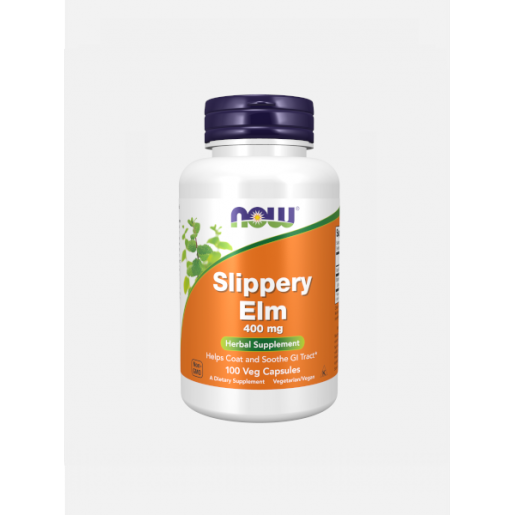 SLIPPERY ELM 400 MG – 100 CÁPSULAS – NOW