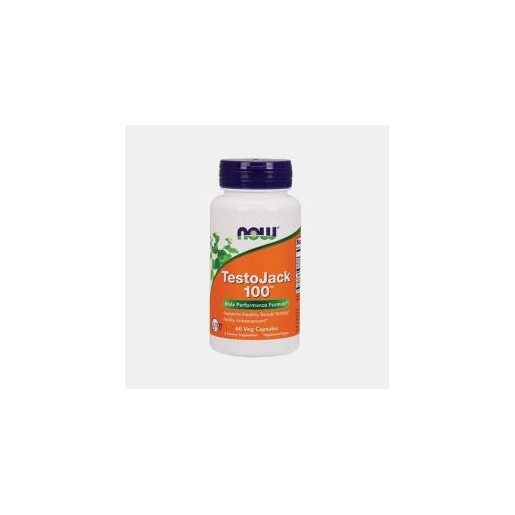 Now TestoJack 100 60 Cápsulas Vegetais