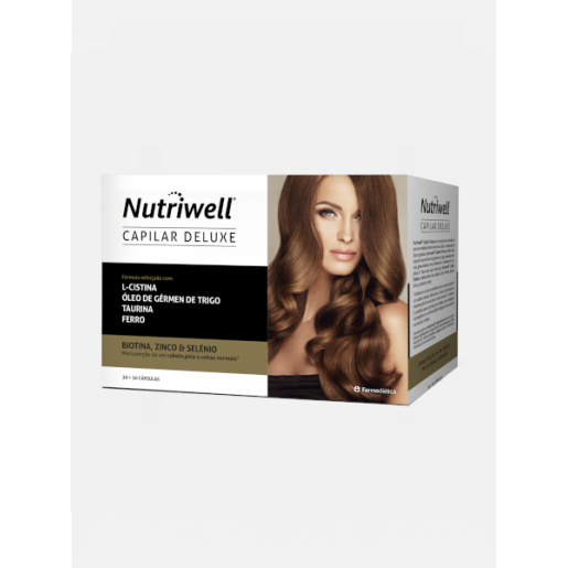 Farmodiética - NutriWell Capilar Deluxe 30 + 30 Cápsulas