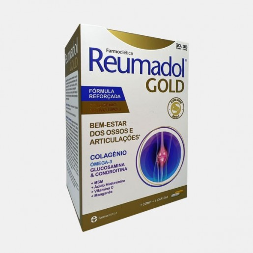 Farmodiética Reumadol Gold 30 Comprimidos + 30 Cápsulas Nova Fórmula