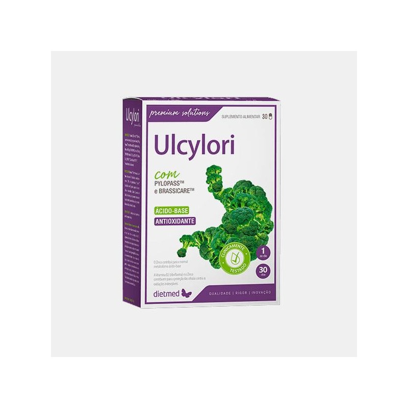 Dietmed Ulcylori com Brassicare 30 cápsulas