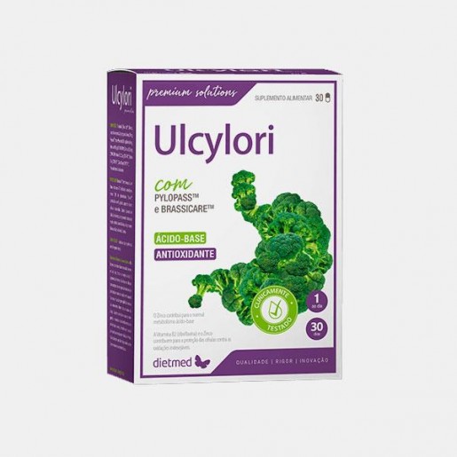 Dietmed Ulcylori com Brassicare 30 cápsulas