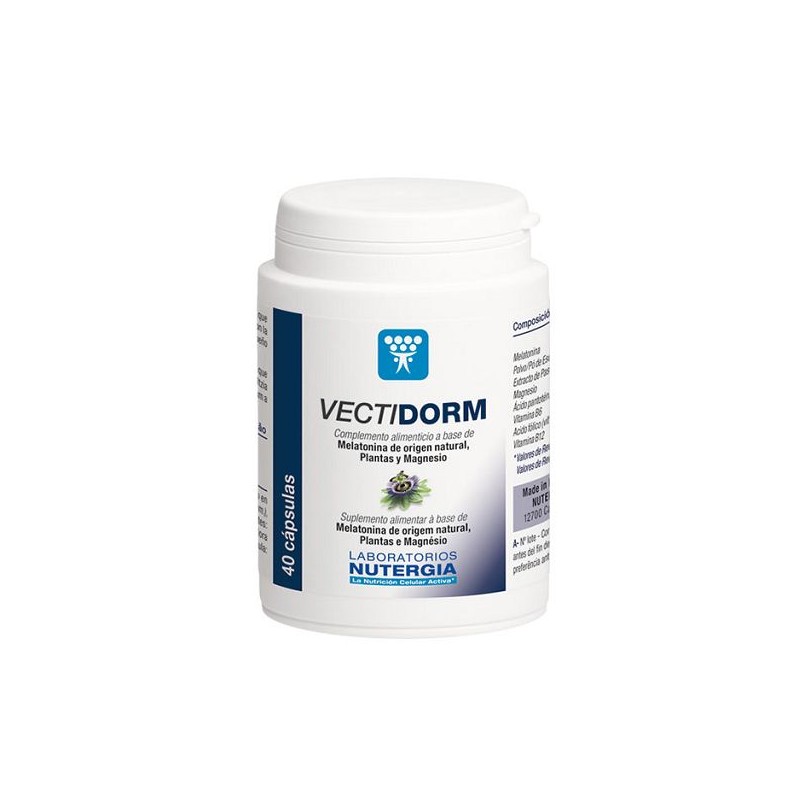 Nutergia Vectidorm 40 cápsulas