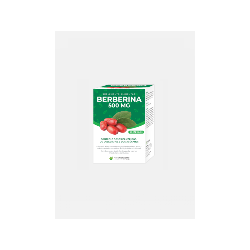 Berberina 500 mg – 90 cápsulas – Novo Horizonte
