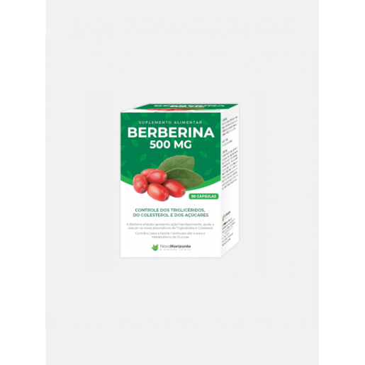 Berberina 500 mg – 90 cápsulas – Novo Horizonte
