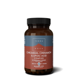 Terra Nova Chromium, Cinnamon & Lipoic Acid Complex 50 Cápsulas