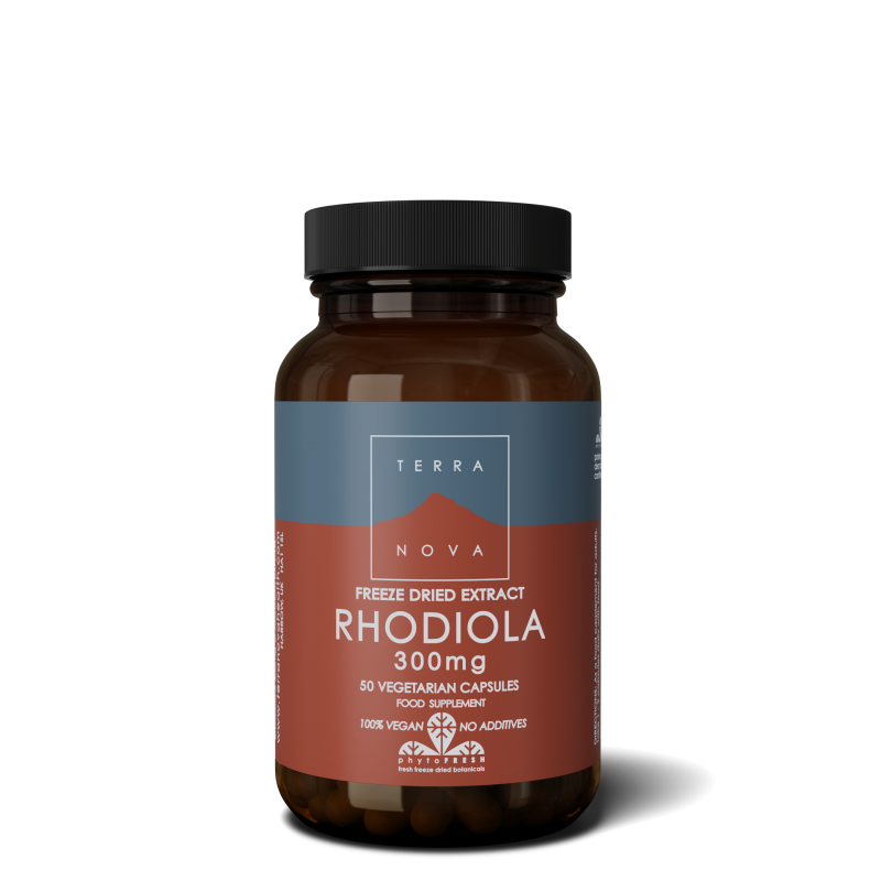 Terra Nova Rhodiola Root 300mg 50 Cápsulas