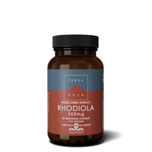 Terra Nova Rhodiola Root 300mg 50 Cápsulas
