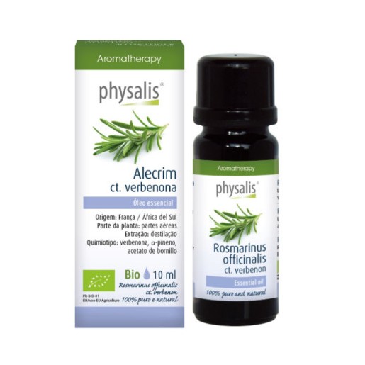 Óleo Essencial Alecrim Ct. Verbenona, 10ml – Physalis