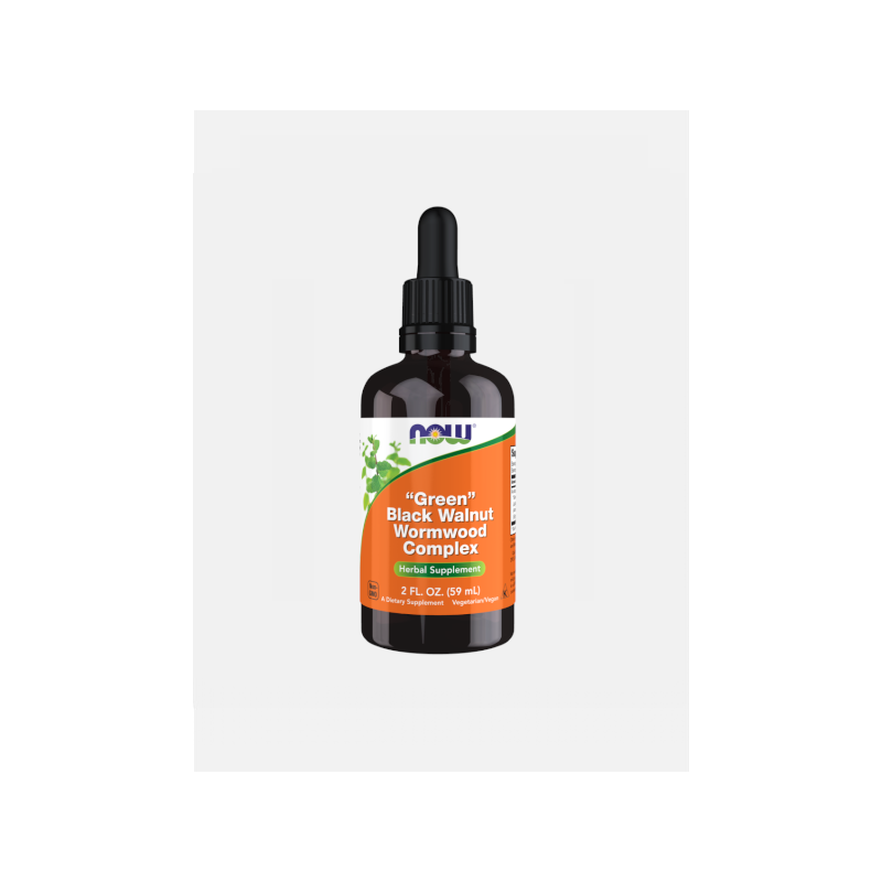 NOW GREEN BLACK WALNUT WORMWOOD COMPLEX LIQUID – 59ML