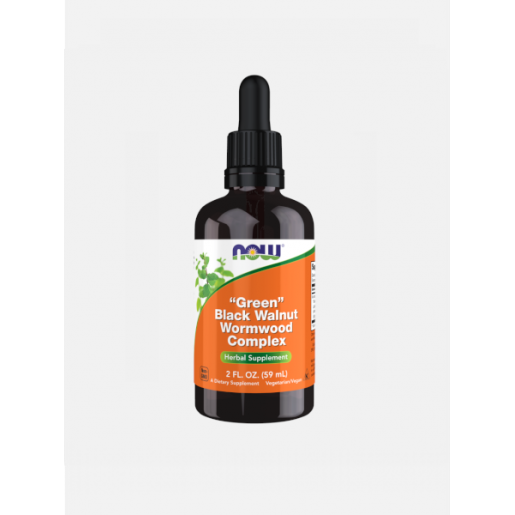 NOW GREEN BLACK WALNUT WORMWOOD COMPLEX LIQUID – 59ML