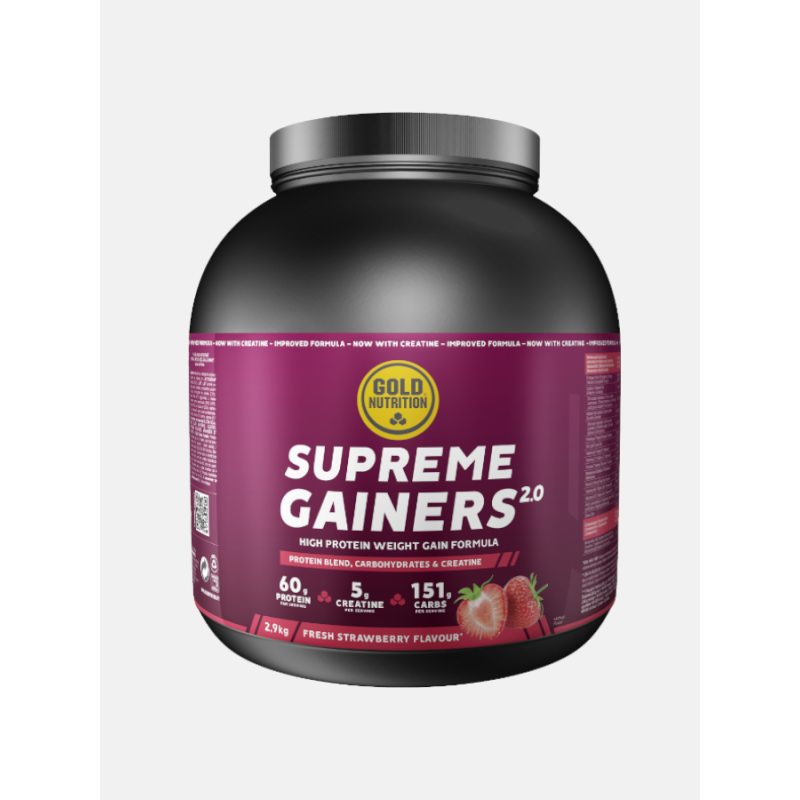Gold Nutrition Supreme Gainers 2,9kg Morango
