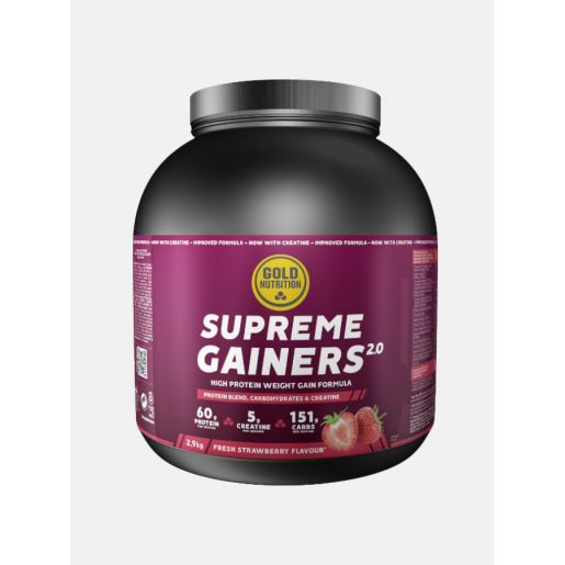 Gold Nutrition Supreme Gainers 2,9kg Morango