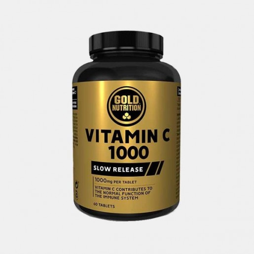 Gold Nutrition Vitamin C 1000 Slow Release 60 Cápsulas