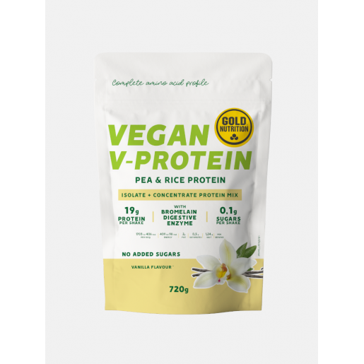 Gold Nutrition V-protein 720g Baunilha