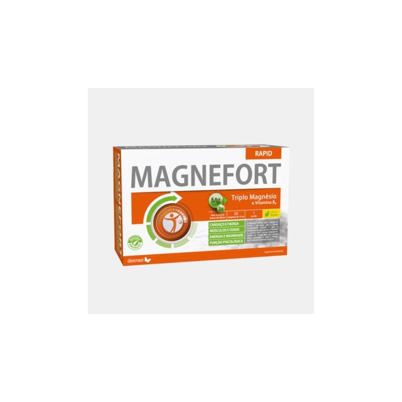 MAGNEFORT RAPID 30 AMPOLAS