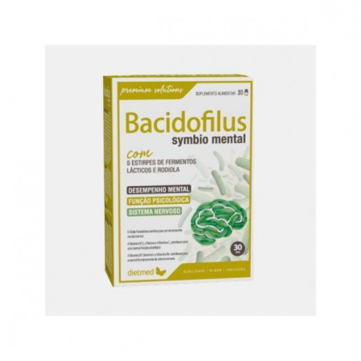 DIETMED® BACIDOFILUS SYMBIO MENTAL 30 CAPSULAS