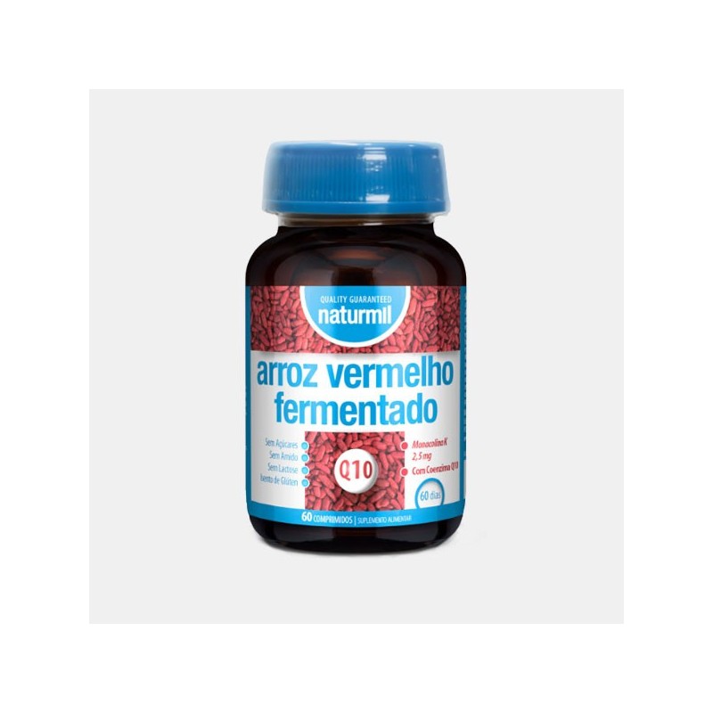 Naturmil Arroz Vermelho Fermentado - 60 comprimidos