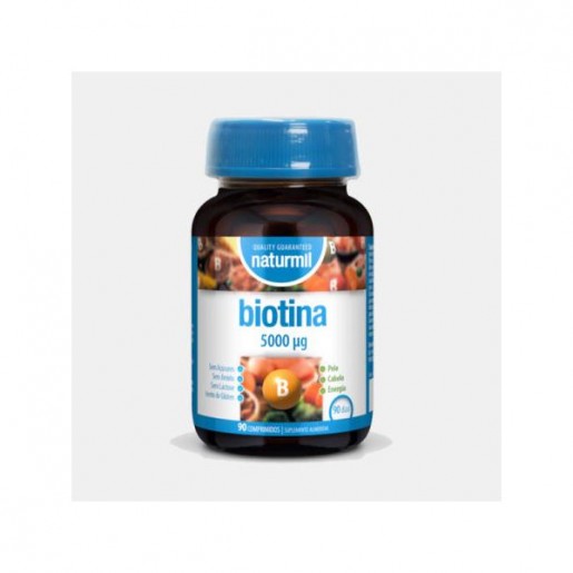 NATURMIL BIOTINA 5000mcg 90 COMPRIMIDOS