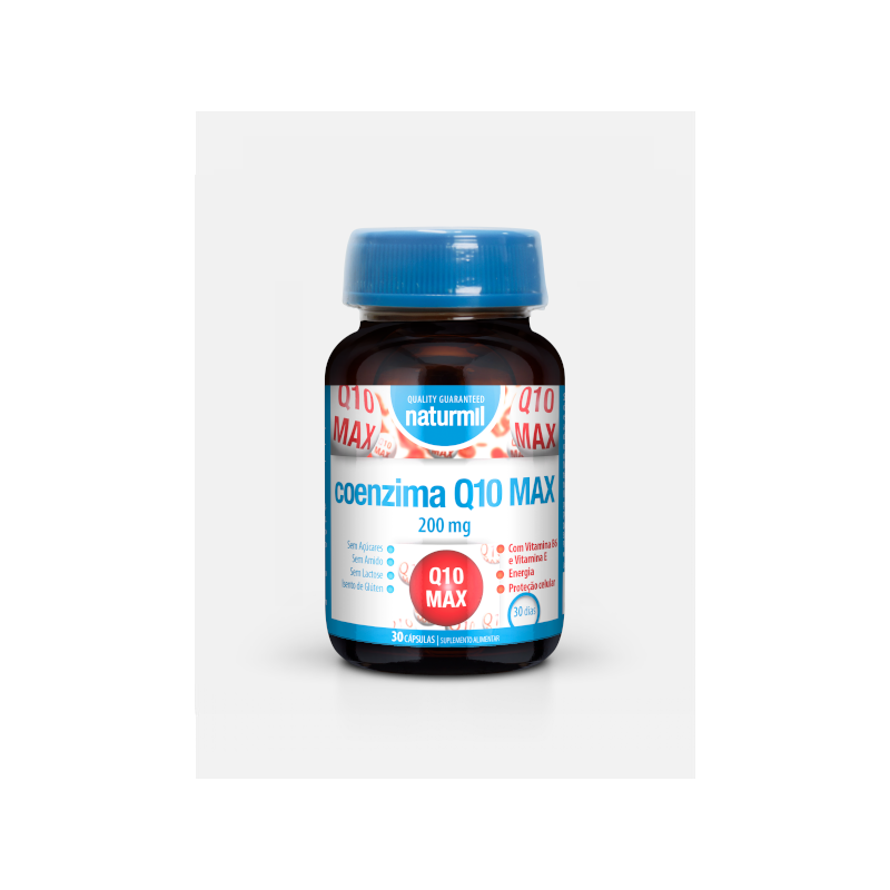 Naturmil Coenzima Q10 MAX 200 mg - 30 cápsulas -
