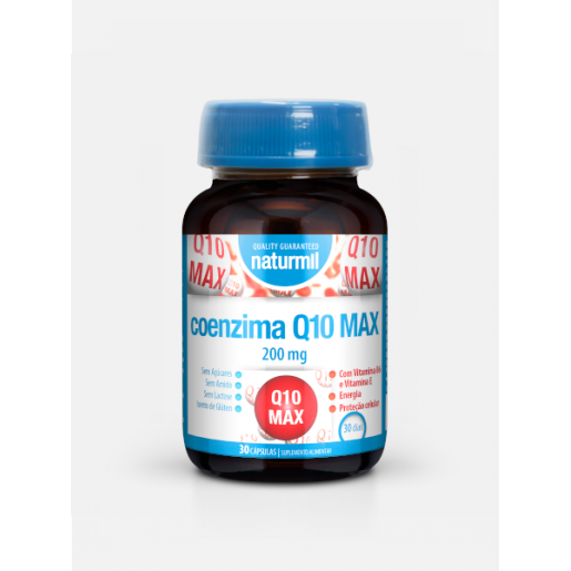 Naturmil Coenzima Q10 MAX 200 mg - 30 cápsulas -