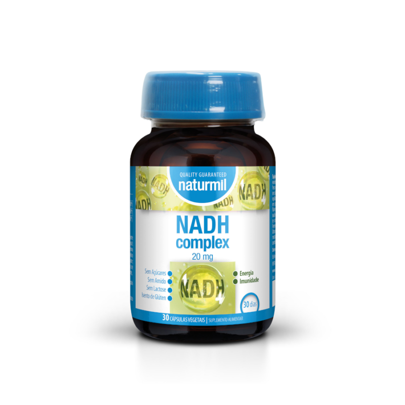 Naturmil NADH 20mg Complex - 30 cápsulas