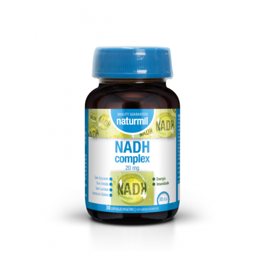 Naturmil NADH 20mg Complex - 30 cápsulas