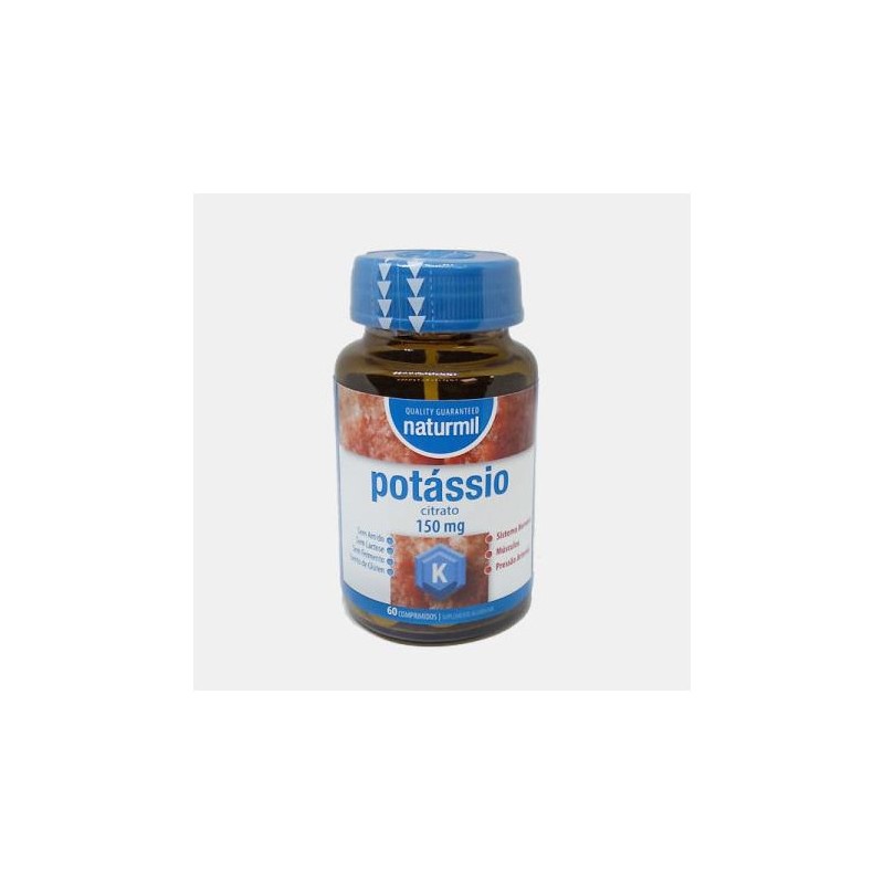 NATURMIL CITRATO DE POTASSIO 150mg 60 COMPRIMIDOS
