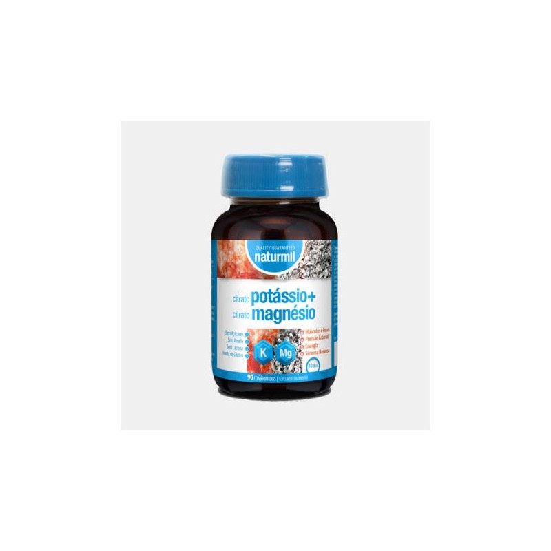 NATURMIL CITRATO POTASSIO + CITRATO MAGNESIO 90 COMPRIMIDOS