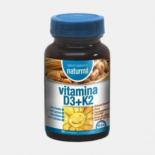NATURMIL VITAMINA D3 + K2 60 COMPRIMIDOS