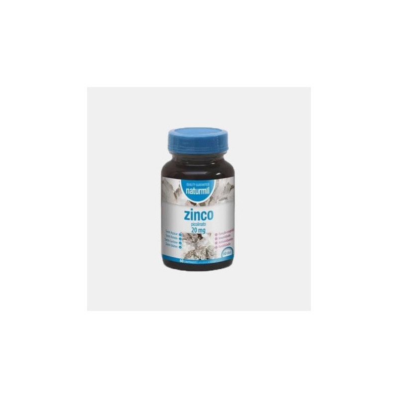 Naturmil Zinco 20mg 60 comprimidos