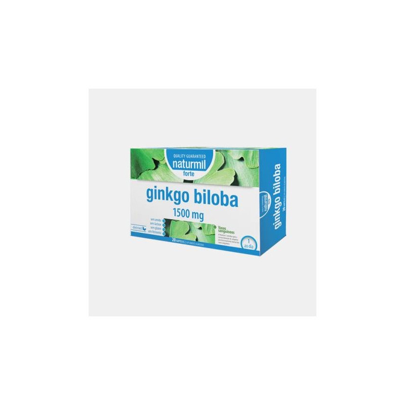 Naturmil Ginkgo Biloba Forte 1500mg 20 ampolas