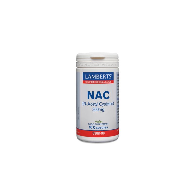 Lamberts N- Acetil Cisteína (Nac) 300mg 90 Cápsulas