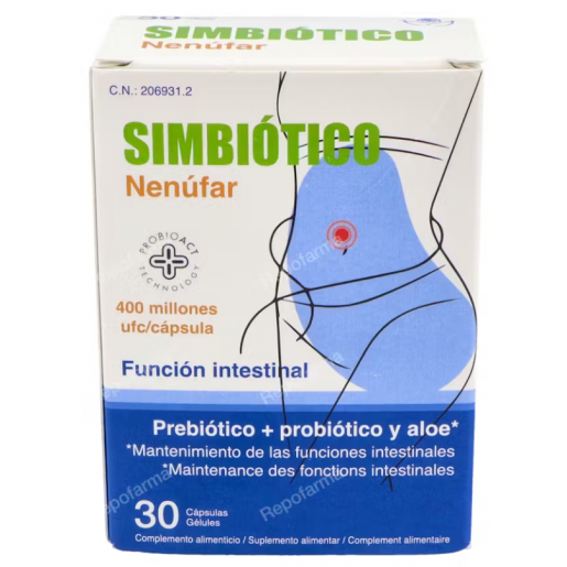 Bioserum Probiotico Pro-Simbiotic Nenufar 30 cápsulas