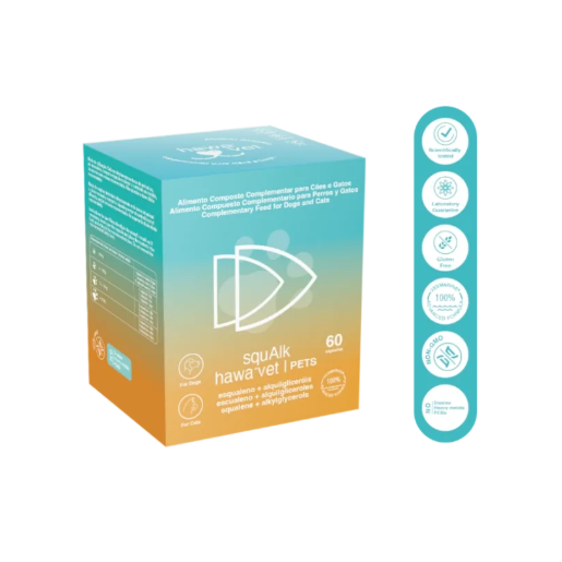 Hawa VET squAlk – 60 cápsulas