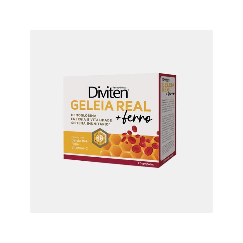 DIVITEN GELEIA REAL + FERRO 20 AMPOLAS