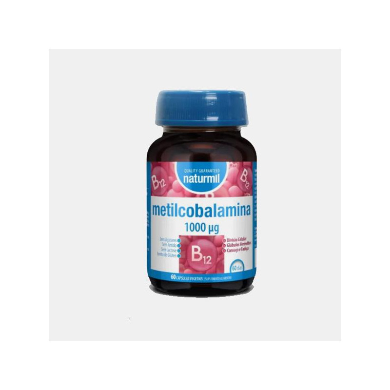 NATURMIL METILCOBALAMINA 1000mcg 60 CAPSULAS VEGETAIS