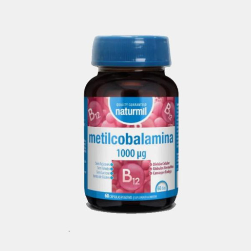 NATURMIL METILCOBALAMINA 1000mcg 60 CAPSULAS VEGETAIS