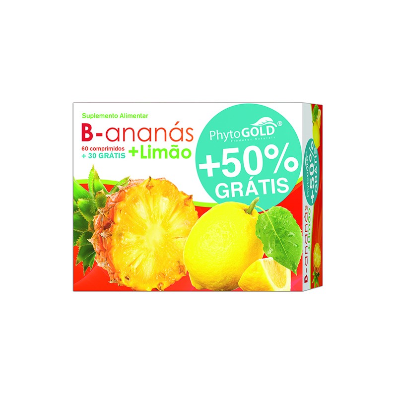 B-Ananás + Limão 60 Comp + 30 Grátis