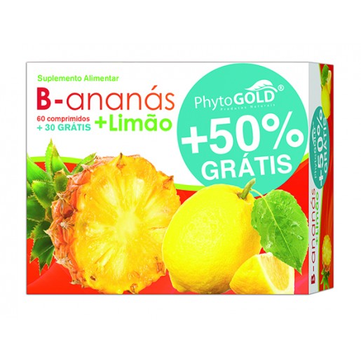 B-Ananás + Limão 60 Comp + 30 Grátis