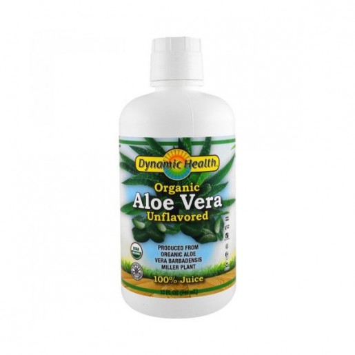 Dynamic Health Sumo de Aloé Vera Orgânico 946ml