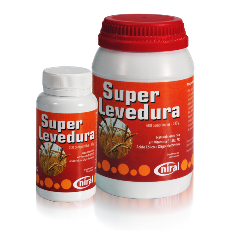 Niral Super Levedura 600 comprimidos