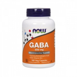 NOW - GABA 500MG 100 CÁPS.