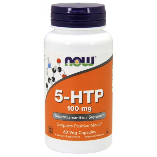 NOW - 5-HTP 100MG 60 CÁPS.